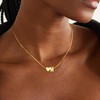 Eaciy Gold Initial Necklaces for Women Girls, 18K Gold Plated