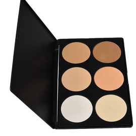 FantasyDay Professional 6 Colours Face Powder Concealer Cover Cream Camouflage Palette Cover Makeup #1 – Ideal for Both Professional and Personal Use