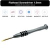 Flathead Screwdriver 1.5mm, Mini Slotted Screwdriver -1.5mm Flat Head, Magnetic,