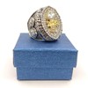 Customized 2024 Fantasy Football League Championship Trophy Rings Prize (Silver,9)