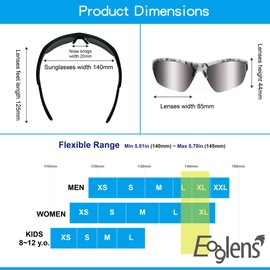 Outdoor Sports Polarized Sunglasses for Men and Women, TR90 Frame, UV401 Protection, With Case, for Fishing Golf Hiking and Cycling