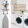 VINAEMO Ironing Board Hanger Wall Mount, 2-Layer Iron and Ironing