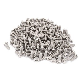 MACHSWON M4x10mm TV Computer LCD Monitor Stand Mounting Phillips Head Screw 304 Stainless Steel Cross Groove Pan Head Machine Screw 150pcs