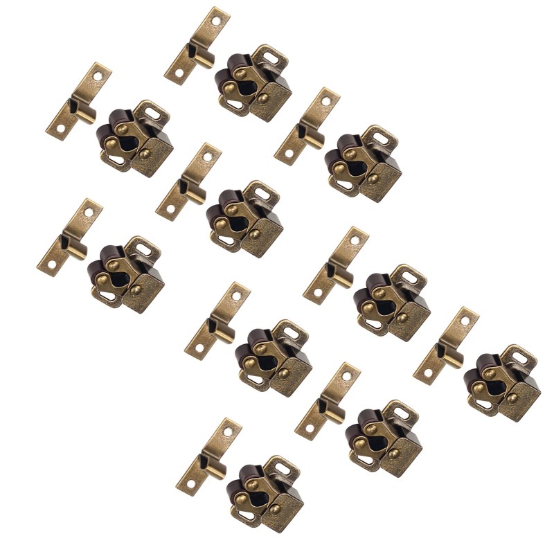 Unbranded 10Pcs Cabinet Catches Cupboard Stop Closer For Wardrobe Hardware