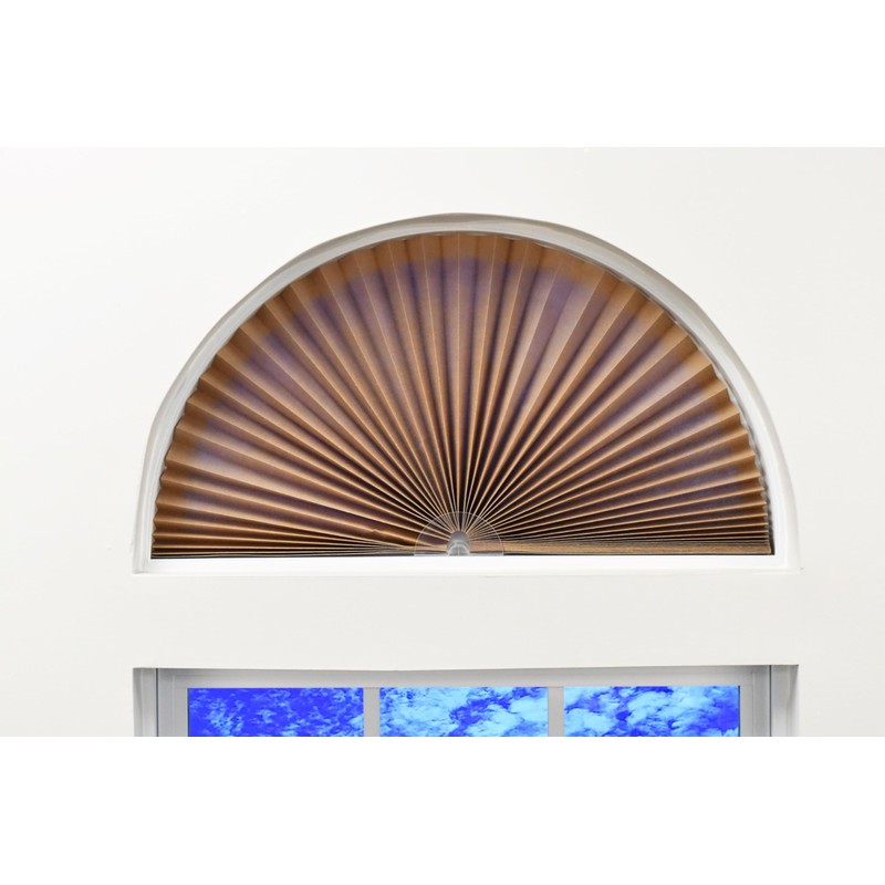 Redi Shade No Tools Original Arch Light Filtering Pleated Fabric