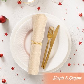 Coitak - Servilleteros de oro, 12 servilleteros de metal en espiral, hebillas para servilletas para bodas, cenas, decoraciones de mesa (espiral)