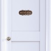 Signs ByLITA Designer Dressing Room Sign (Brushed Silver) - Medium