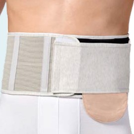 Ostomy Support Belt – Light Grey – Available in 6 Sizes, Unisex Design. (XX-Large - 107-116 cm)
