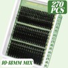 HOHADBR Lash Clusters Wispy Lash Extension 60D+80D+100D Thick Volume Individual