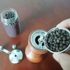Cabilock Pepper Mill Hand Crank - Wooden Pepper Mill or