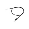 MOTOFLEX Set of 5 Bowden cables, black, flat handlebars -