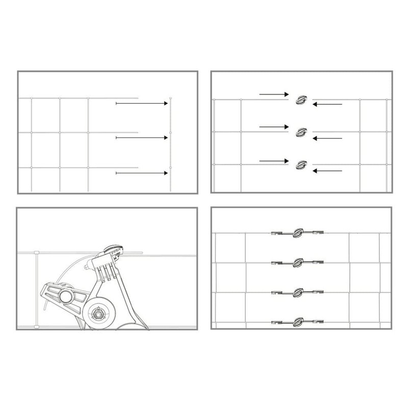 Kerbl Gripple Wire Connectors Steel Wire Diameter 2.0-3.25mm 44706 (Pack