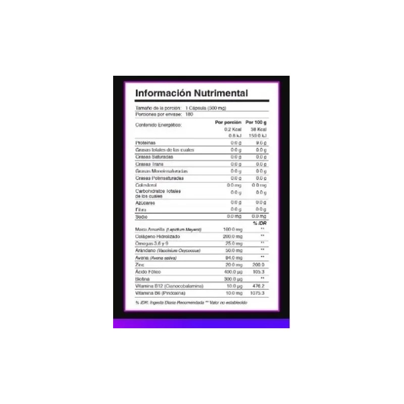 Multi F Women Vitaminas 180 Cáps Mujer A4h Colageno Biotina