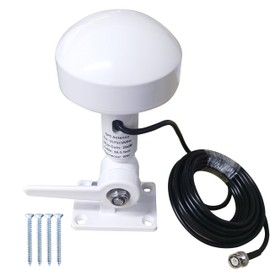 SignalPlus Boat GPS Navigation Antenna for Marine, 16.5FT Cable, BNC, Work for Garmin GPSMAP MAP NavTalk StreetPilot Furuno Matsutec Trimble Transducer Fishfinder Sounder