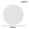 VZU 100pcs Coffee Filters Papers, Espresso Paper Filter 58mm, Unbleached