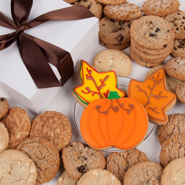 Happy Autumn Signature Cookie Gift Box- 12 Pc.