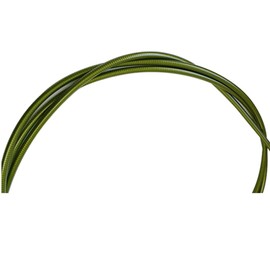 NISSEN Stainless Steel Brake Outer Cable (Outer Diameter: 0.2 inch (5 mm), Length: 6.6 ft (2 m) [Military Green]