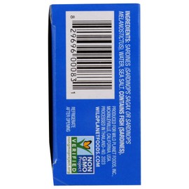 Wild Planet Wild Sardines in Water with Sea Salt, 3rd Party Mercury Tested, 4.4 Ounce (Pack of 6)