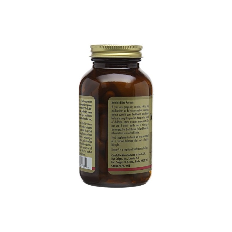 Solgar Multiple Fibre Formula Vegetable Capsules - Pack of 120