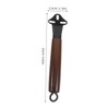 CHILDWEET Detachable Wooden Wok Handle Replacement Scald Kitchen Utensil Accessory