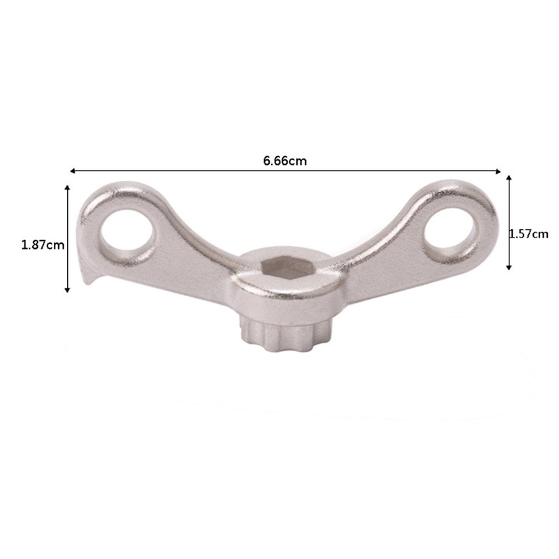 Wjelet Bicycle Crank Removal Tool, 2 in 1 Bicycle Crank