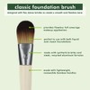 EcoTools, Classic Foundation, Brocha para Base Líquida o Cremosa, Brochas