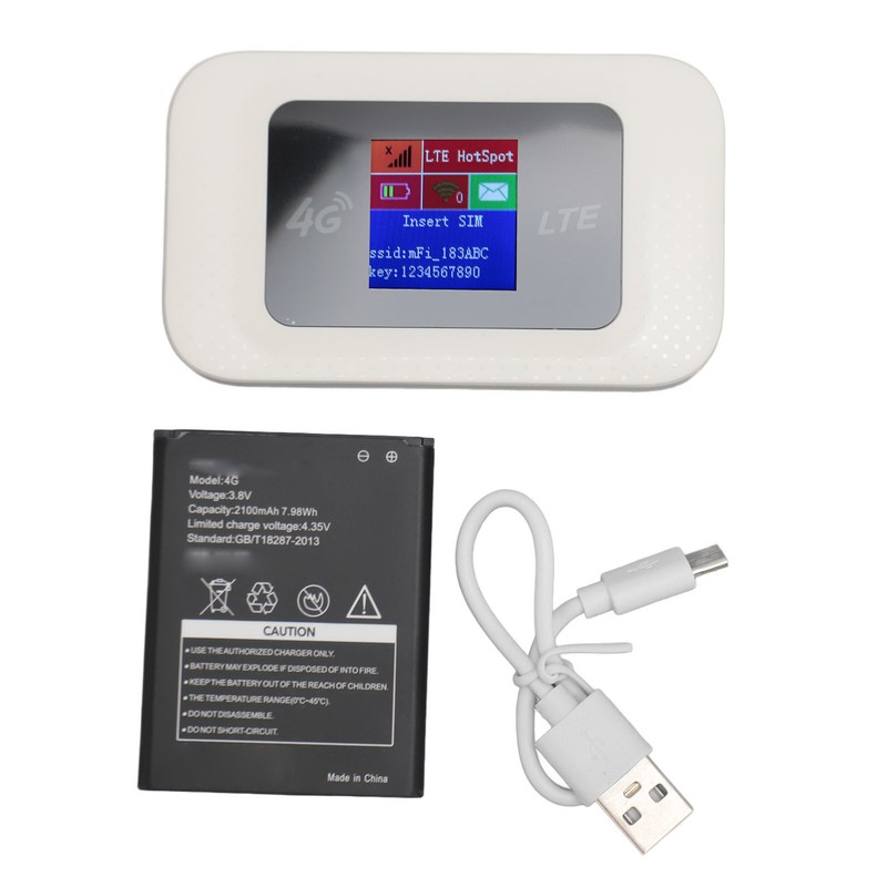 4G WiFi Router Micro SIM Card Slot 150Mbps Over 10