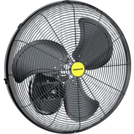 VAGKRI 20 Inch High Velocity Industrial Wall Mount Fan, 3 Speeds, 5300CFM, Wall Fan for Home, Office, Patio, Garage, Factory, Warehouse and Greenhouse