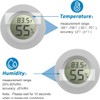 Zerodis Mini Digital LCD Thermometer Hygrometer for Pets Humidity Temperature