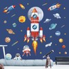 decalmile Outer Space Large Rockets Wall Decals Planets Stars Solar