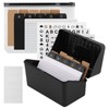 3x5 Index Card Holder Set with Cards & Dividers, Labels,