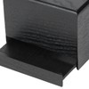Black Wooden Tissue Box Napkin Case Elegant Style Tissue Holder