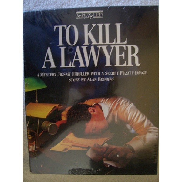 to Kill a Lawyer: A Mystery Jigsaw Thriller with a Secret Puzzle Image