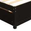 Harper & Bright Designs Twin Bed Frame with Drawers, Espresso,