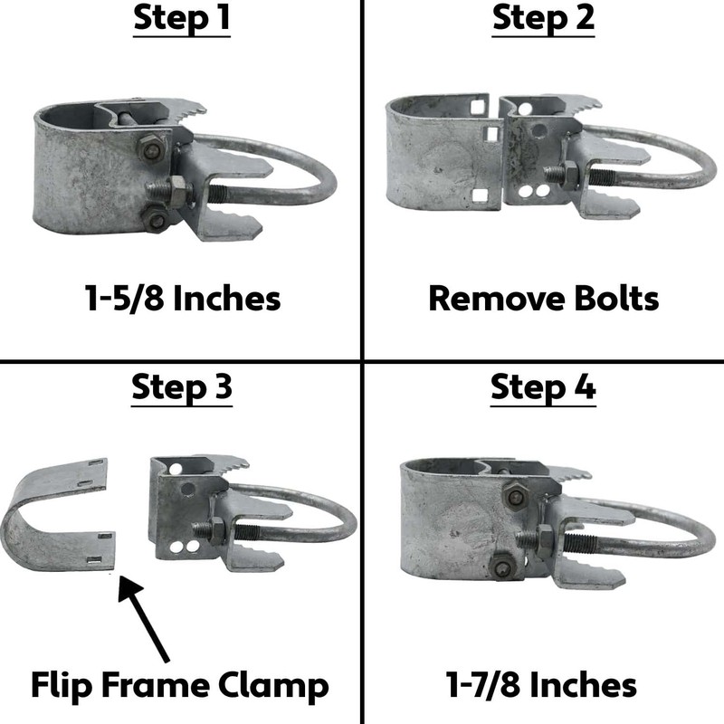 Chain Link Fence Bull Dog Commercial Duty Gate Hinge-for 2-3/8"