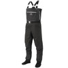 BASSDASH Men’s Lightweight Breathable Chest Wader Black Camo Stockingfoot for