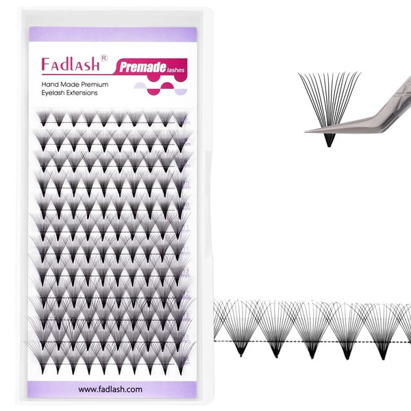FADLASH Premade Lash Fans C Curl Premade Fans Eyelash Extensions
