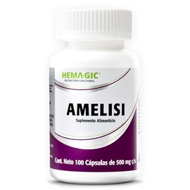 Amelisi L-Lisina 100 Cápsulas 500 mg c/u - Suplementos Alimenticios - Aminoácidos Esenciales - Con Celulosa Microcristalina - Sin Gluten, Aditivos Ni 