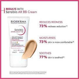 Bioderma - Sensibio - AR CC Cream - Anti Redness Face Cream - Skin Soothing and Moisturizing - Redness Reducing Moisturizer for Sensitive Skin        