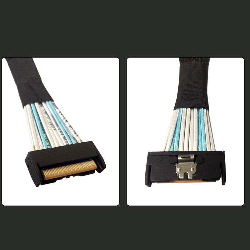Server Data Transfer Cable Slim SAS MCIO 74P TO MCIO