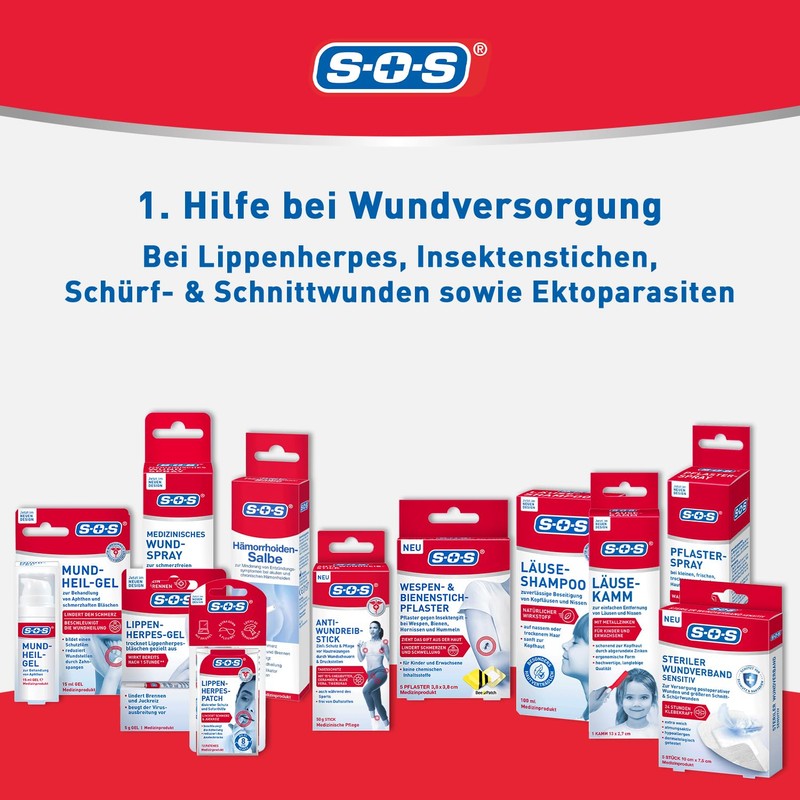 SOS Lip Herpes Patch | Cold Sores Bubbles | Discreet