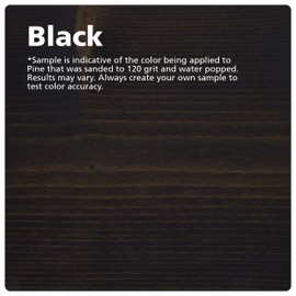 Rubio Monocoat Hybrid Wood Protector, 20 Milliliter, Black - Exterior Wood Stain & Finish, Sample Size, Matte Finish, 1-5 Sqft Coverage