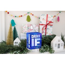 Drink IF... Adult Drinking Party Game - 600 Hilarious Questions for Friends to get You Buzzed & Drunk - Cards for Ice Breakers, White Elephant Gifts, Christmas Stocking Stuffers & Board Games Night