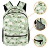 JAVENPROEQT Durable Backpack for Middle Student, Cute Frog Seamless Pattern