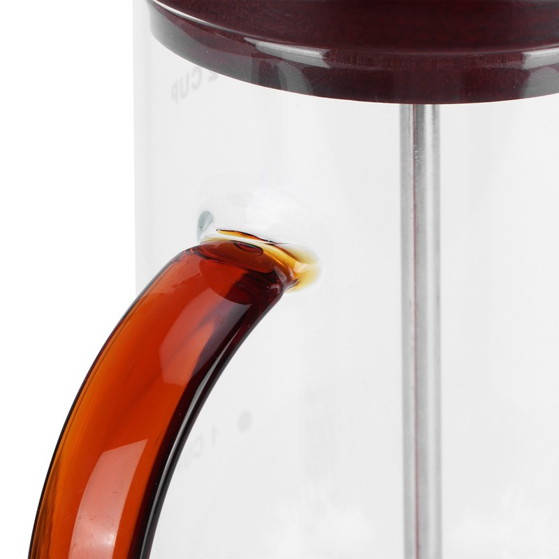 Coffee Press Pot 400ml High Borosilicate Glass Coffee Brewer Maker