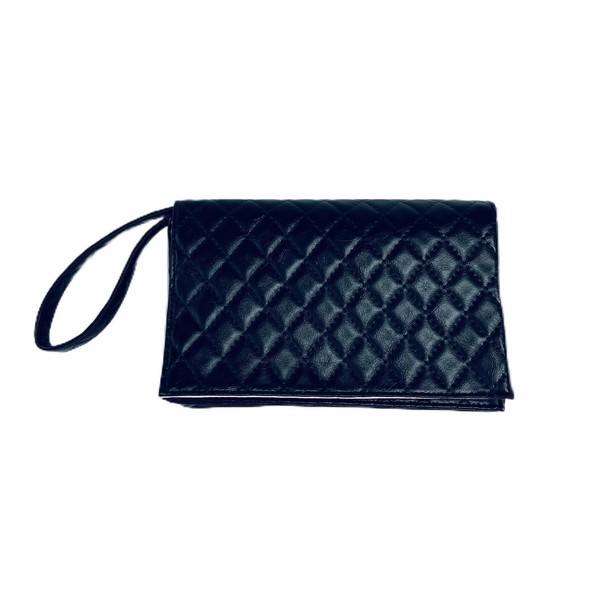 Binocktails Clutch Purse with Flask (Black), Holds 26 oz (800