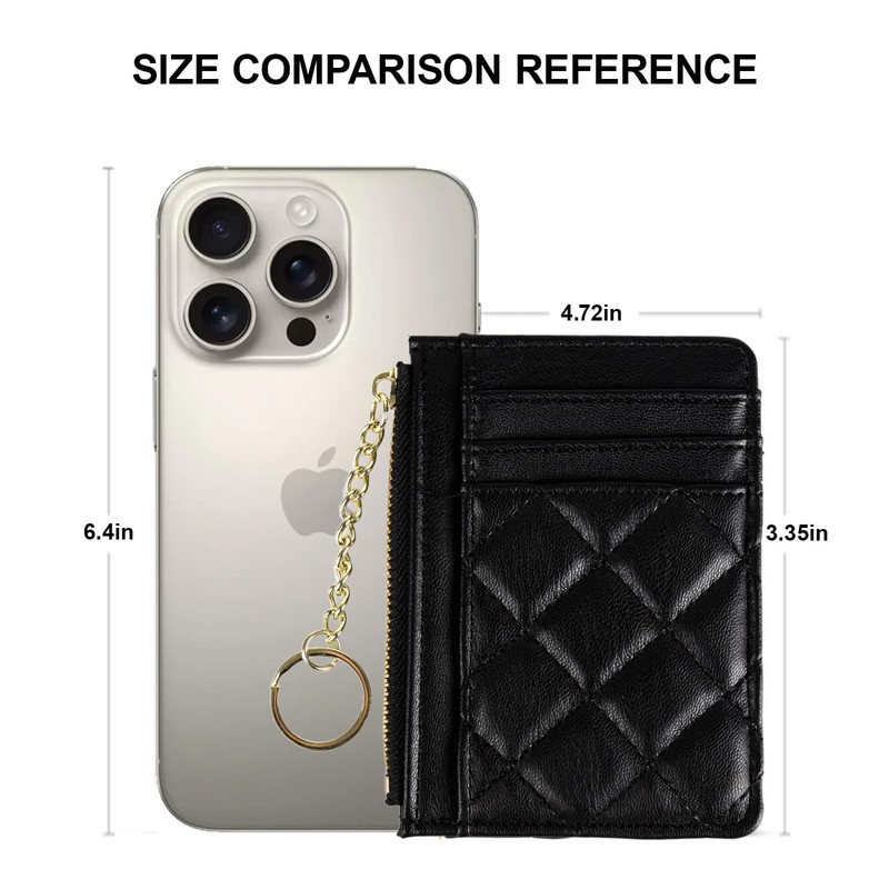 POXIADIV Credit Card Holder for Women Slim Minimalist Front Pocket