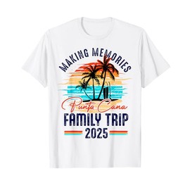 Family Punta Cana Vacation 2025 Summer Vacation Matching T-Shirt