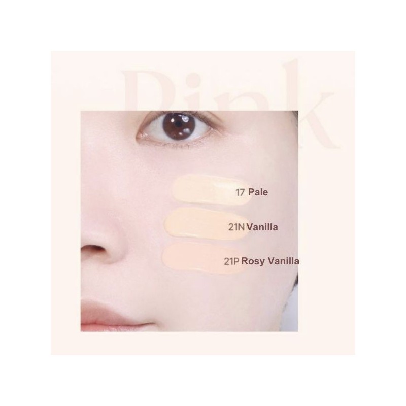 WAKEMAKE Seamless Wear Foundation SPF30,PA+++ 30ml, Color:21P Rosy Vanilla