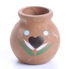 Fun and Functional Hand Painted Miniature Clay Pots for Displays,
